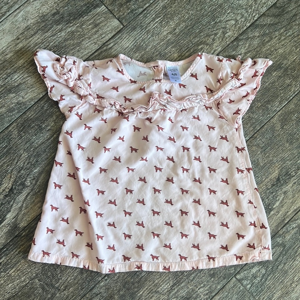 Carters pink top